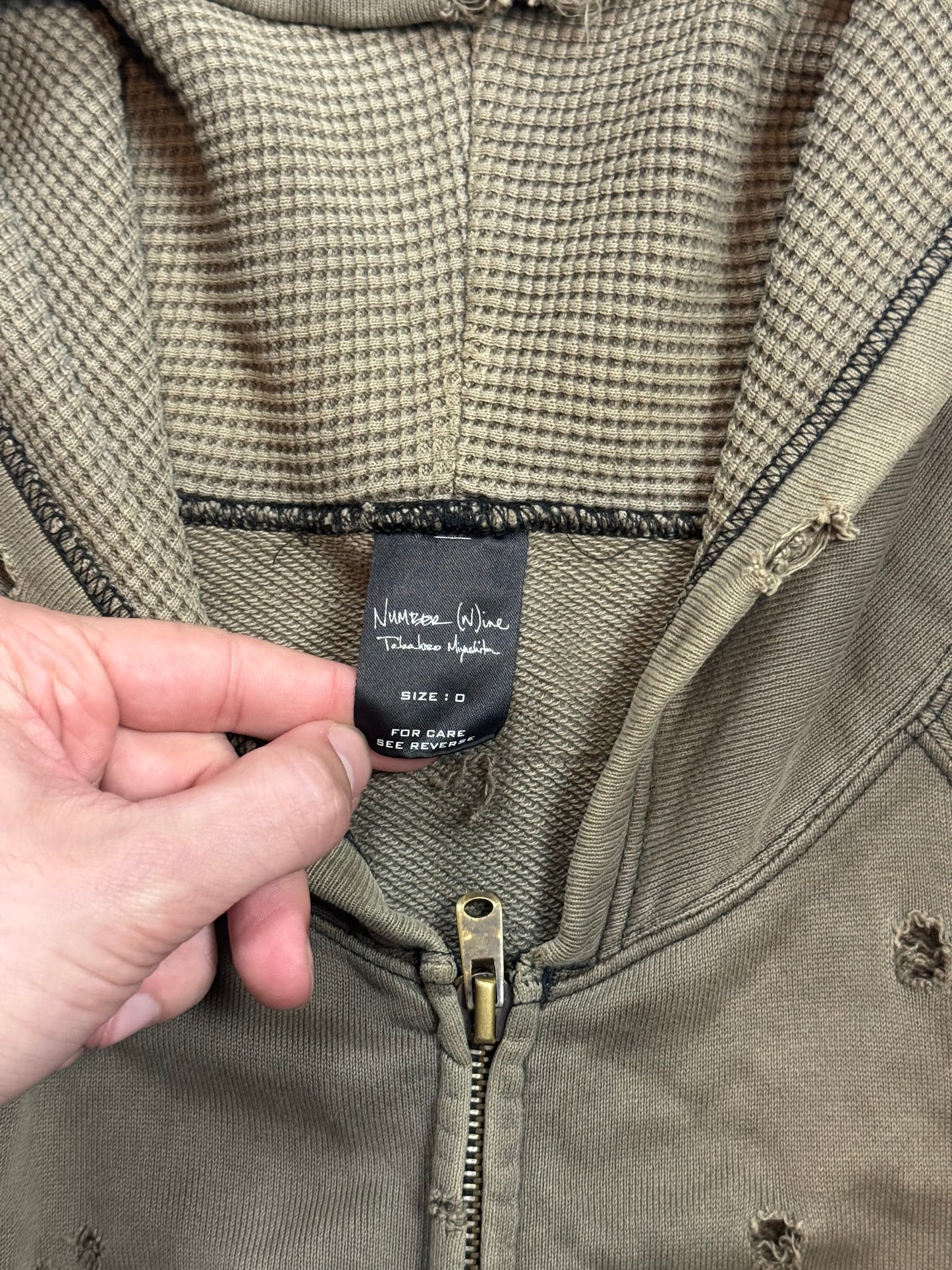 SS04 Number Nine Double Skull Zip
