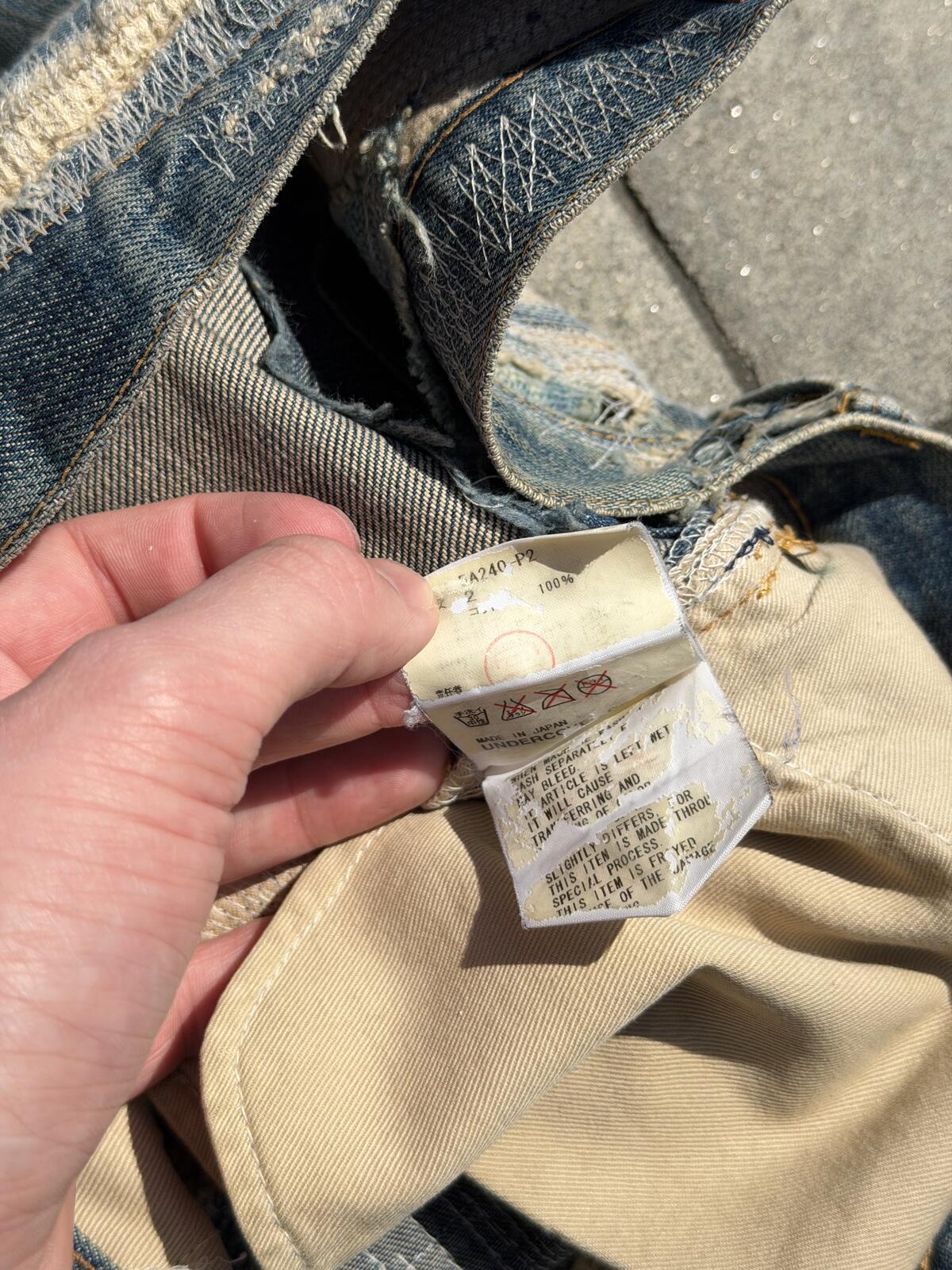 AW05 Undercover Blue 85 Denim