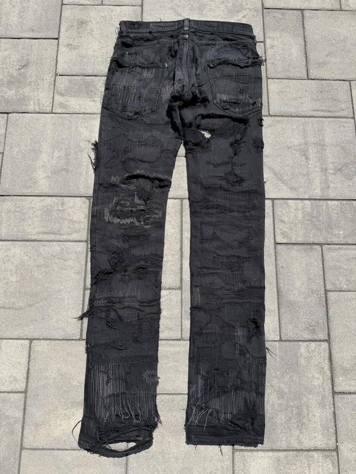 AW05 Undercover Black 85 Denim