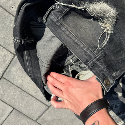 AW04 Undercover Yellow Yarn 64 Denim