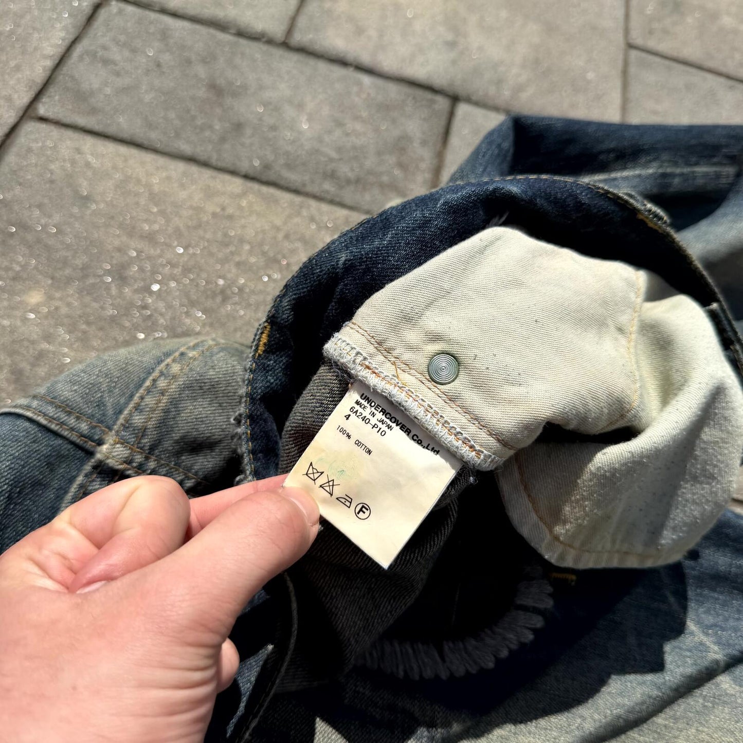 AW06 Undercover BBV Bug Denim