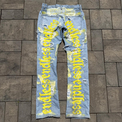 Endless Yellow/Blue Denim