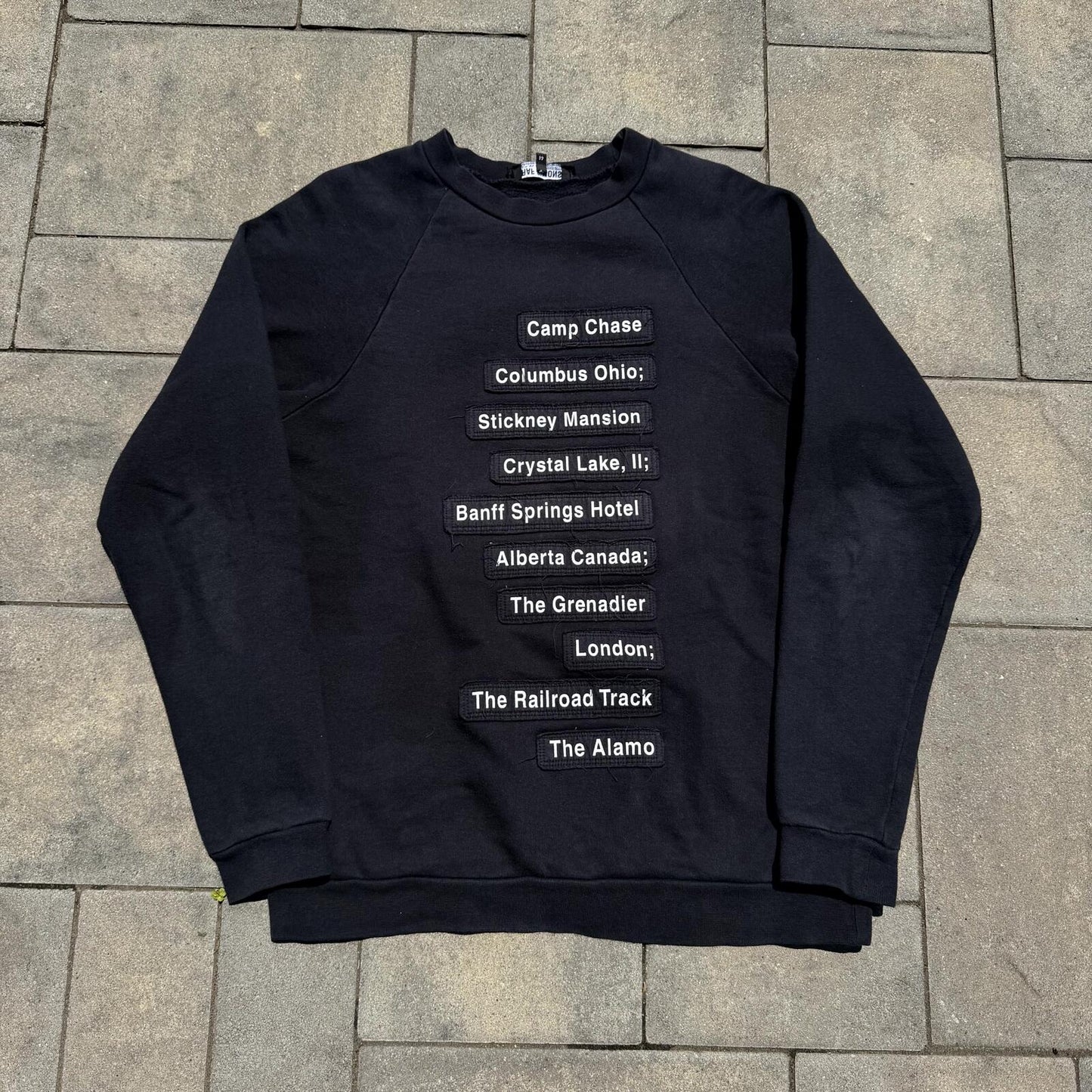 AW05 Raf Simons Haunted Places Crewneck