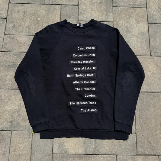 AW05 Raf Simons Haunted Places Crewneck