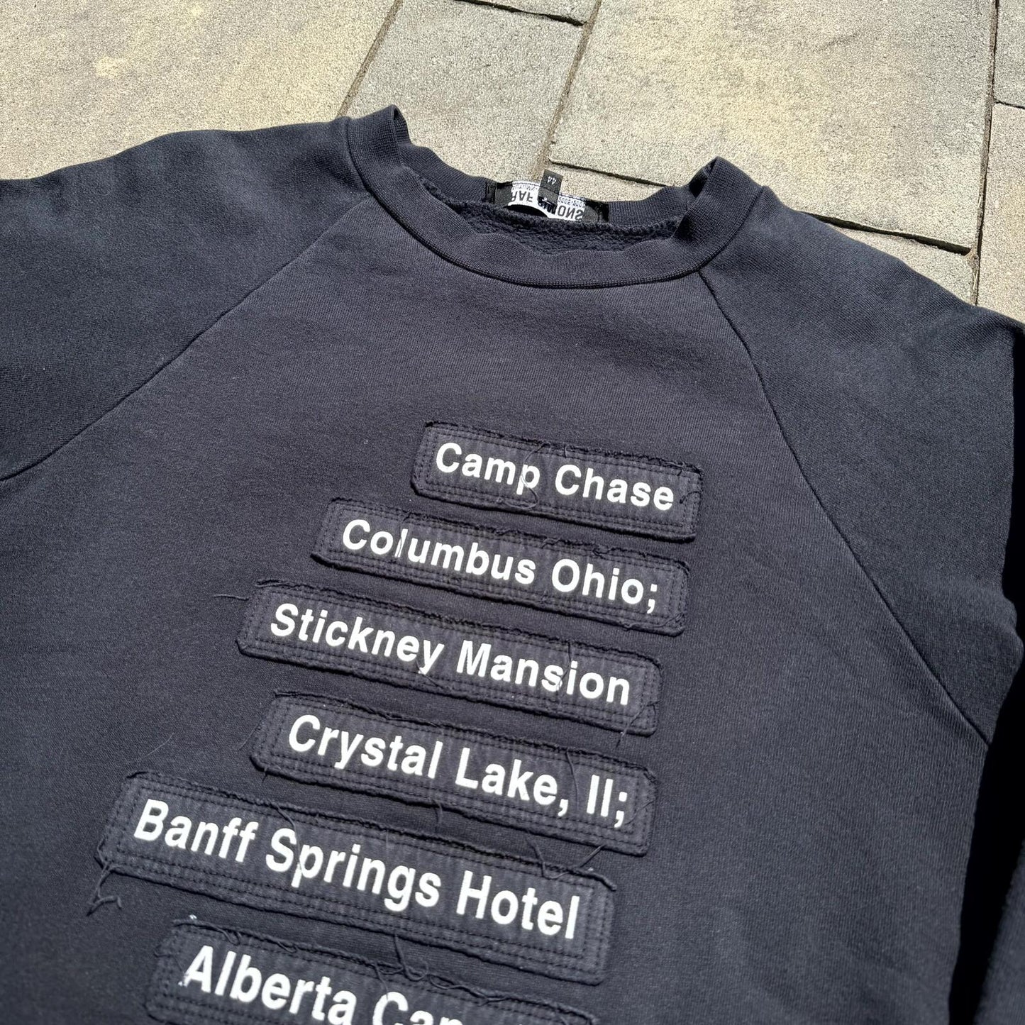 AW05 Raf Simons Haunted Places Crewneck