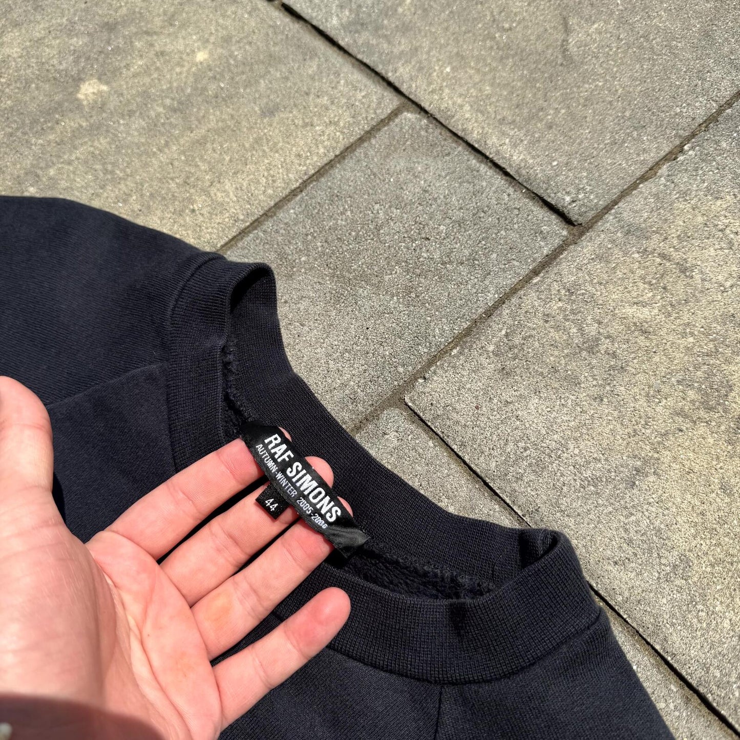 AW05 Raf Simons Haunted Places Crewneck