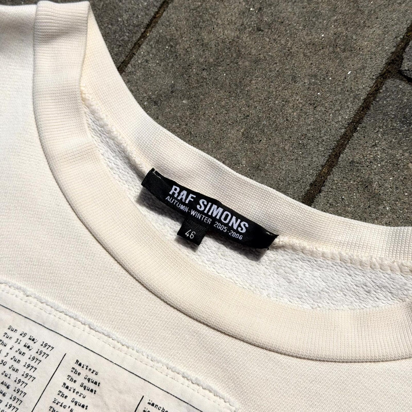 AW05 Raf Simons 'Alamo' Crewneck