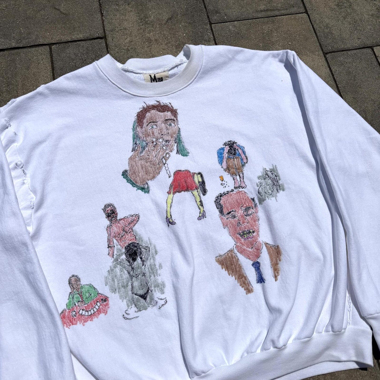 Miju Repairs Hand Drawn Crewneck