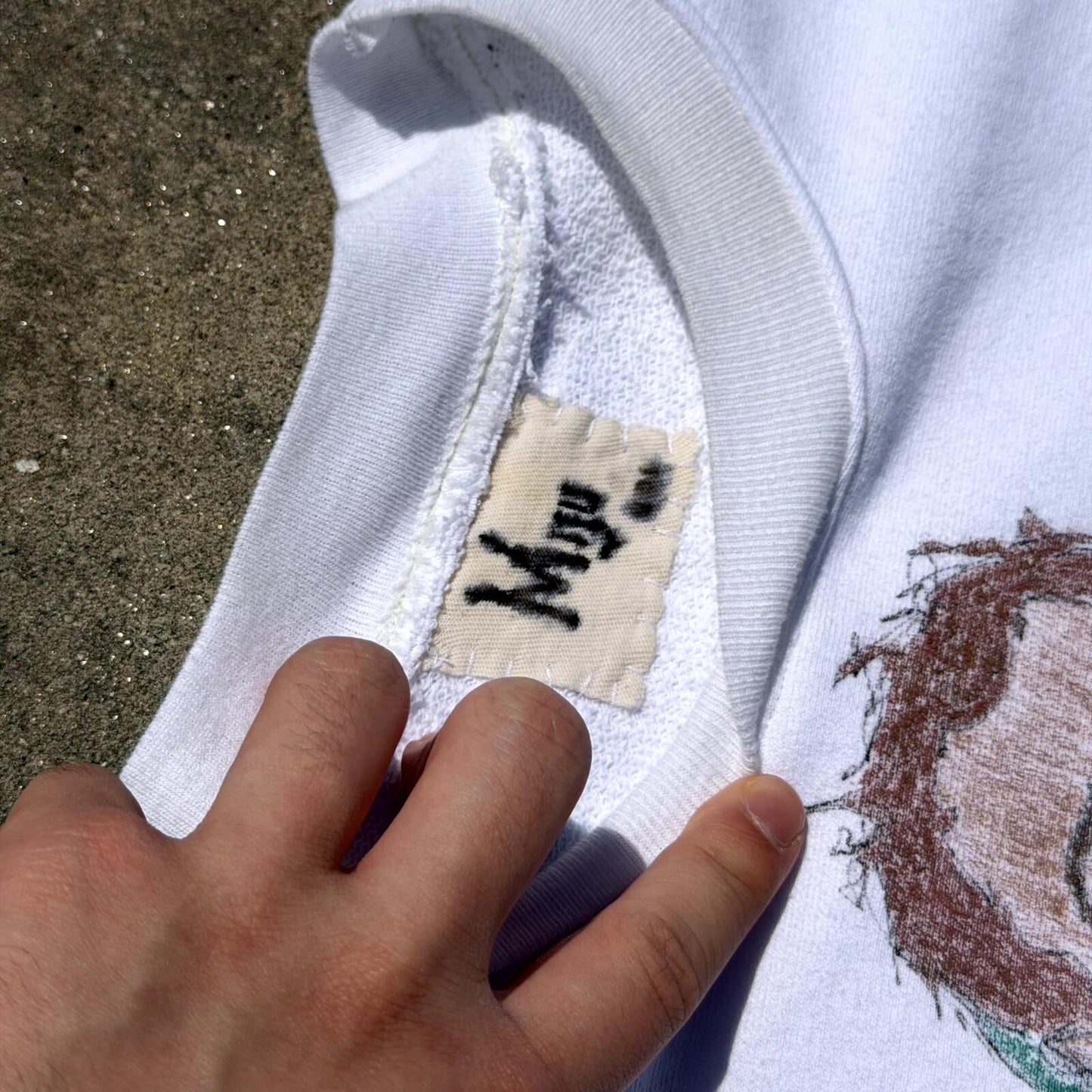 Miju Repairs Hand Drawn Crewneck