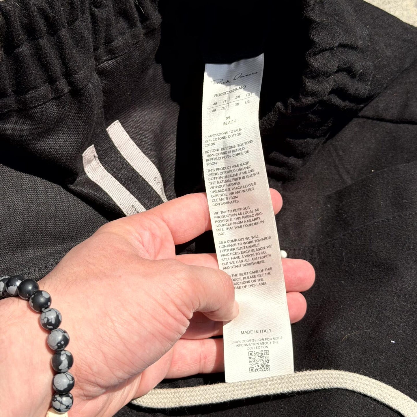 FW23 Rick Owens Suede Cargo Bela Pants