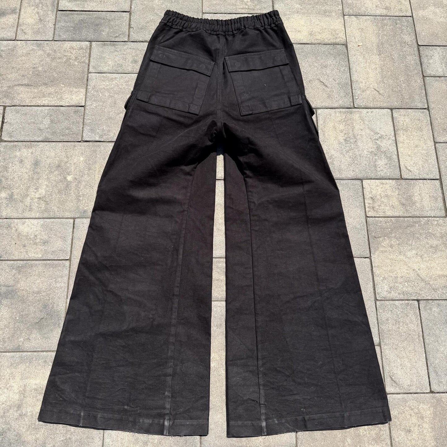 FW23 Rick Owens Suede Cargo Bela Pants