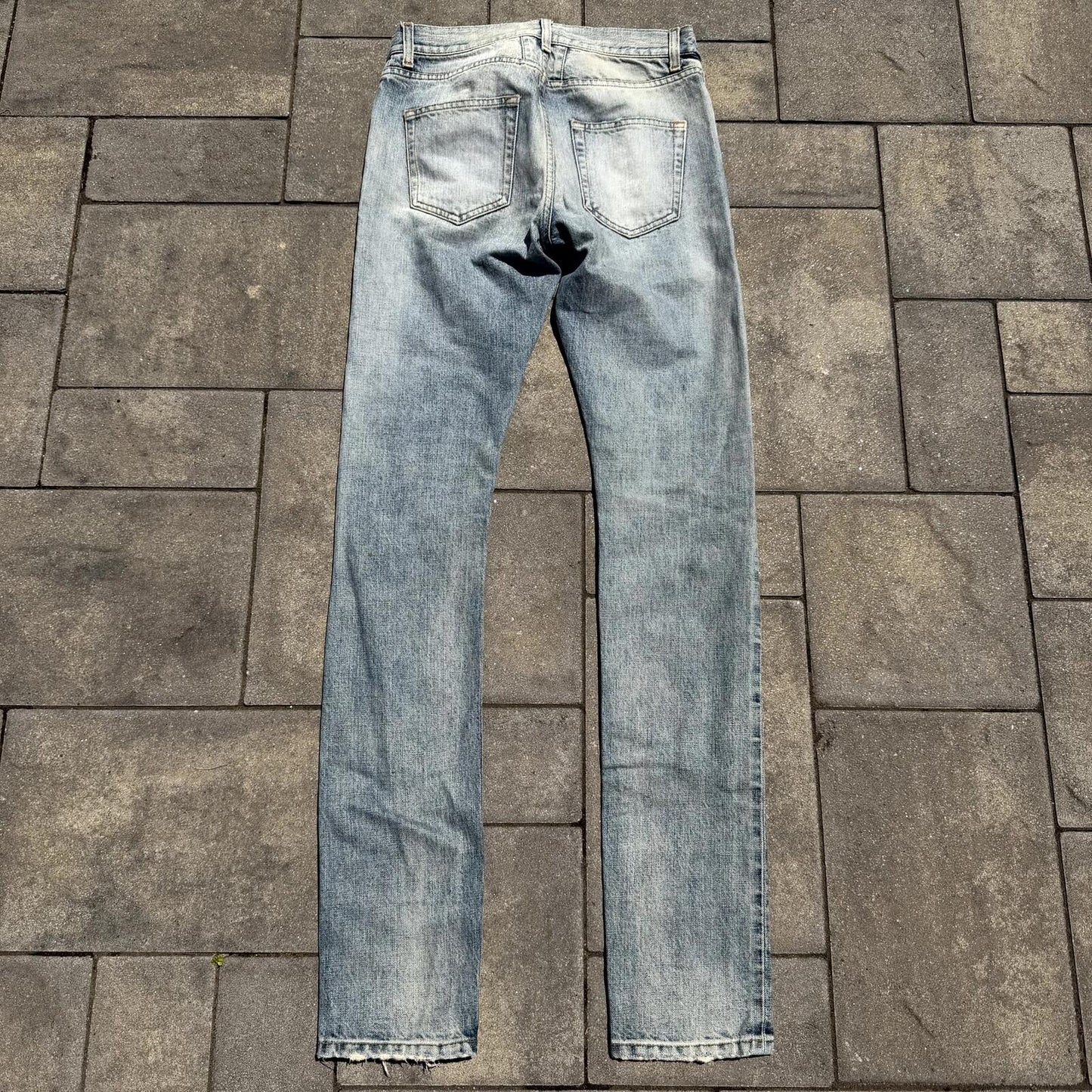 SS15 Saint Laurent Paris D10 Light Wash Denim