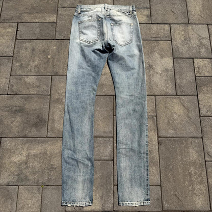 SS15 Saint Laurent Paris D10 Light Wash Denim