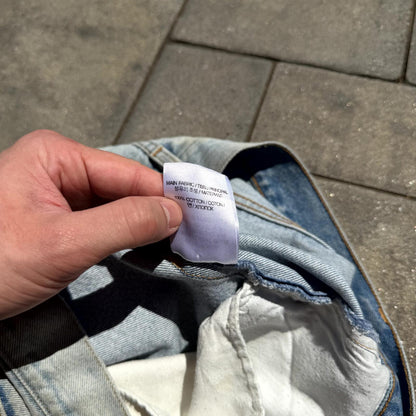 VTMNTS Black Leather Convertible Denim