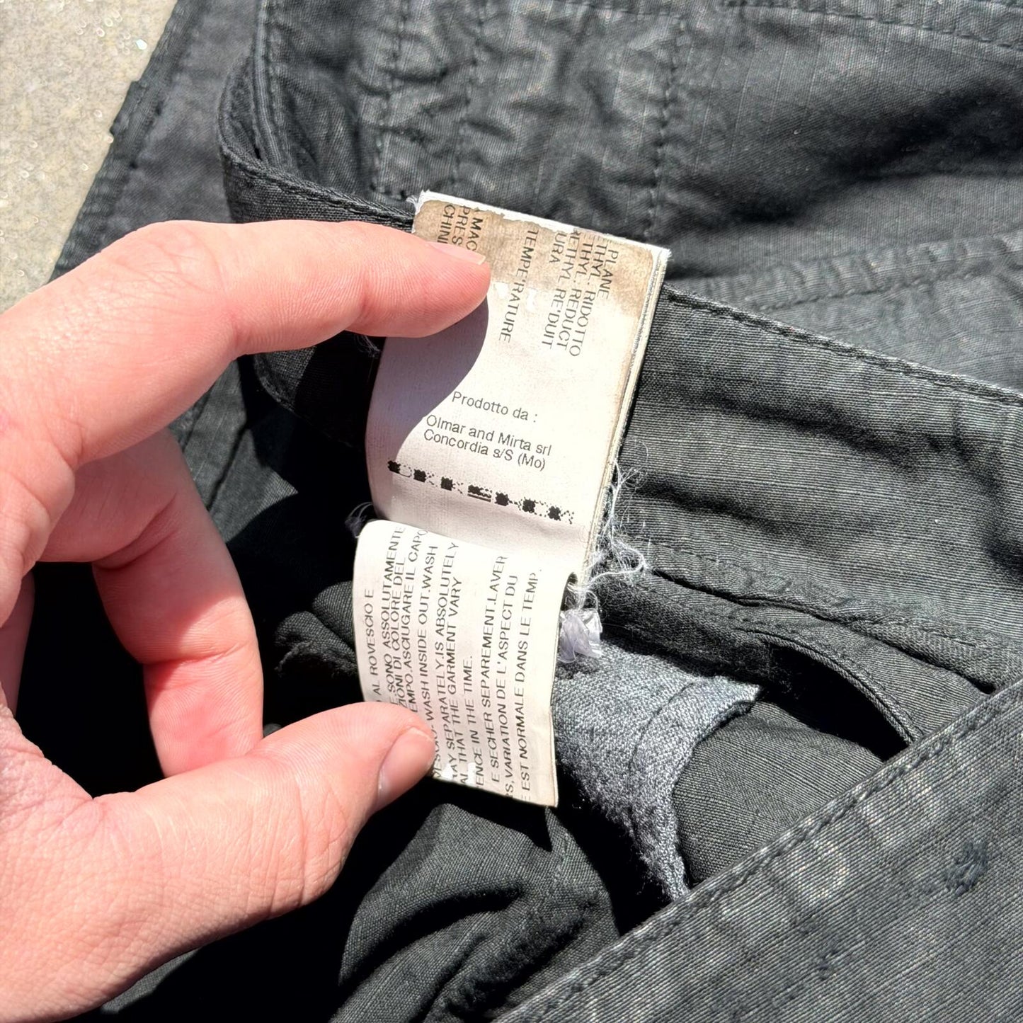 SS09 Rick Owens ‘Hog’ Aircut Pants