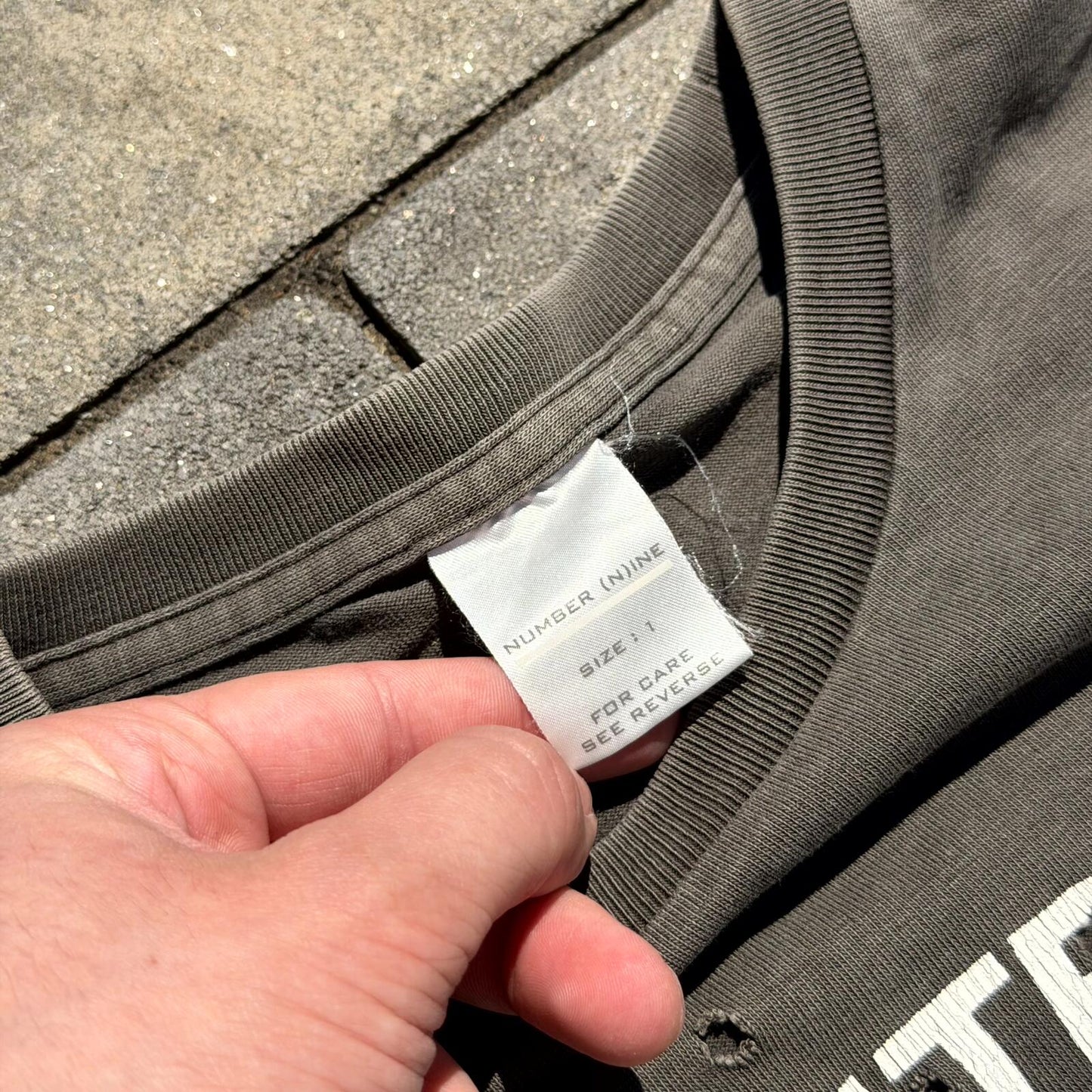 AW01 Number (N)ine Montreal Tee