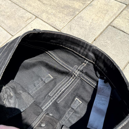 Rick Owens Waxed Tyrone Bootcut Denim