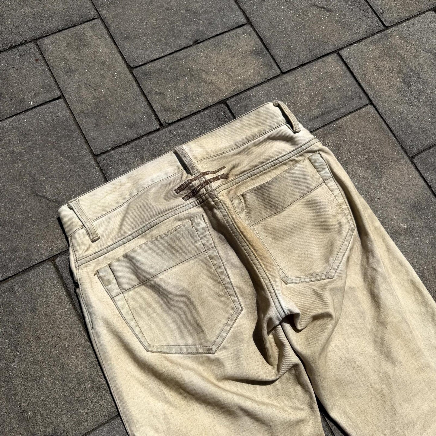 FW06 Rick Owens Sandwash Denim