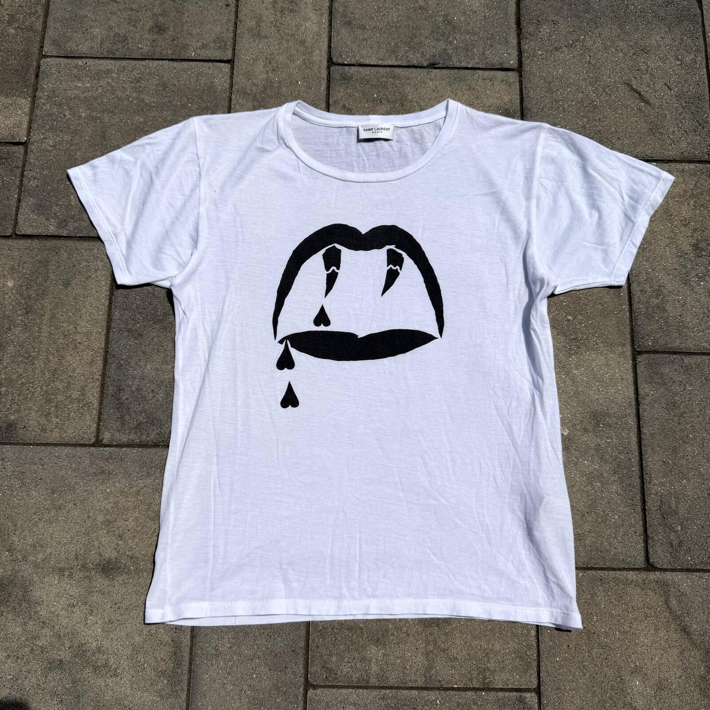 2015 Saint Laurent Paris Bloodluster Tee