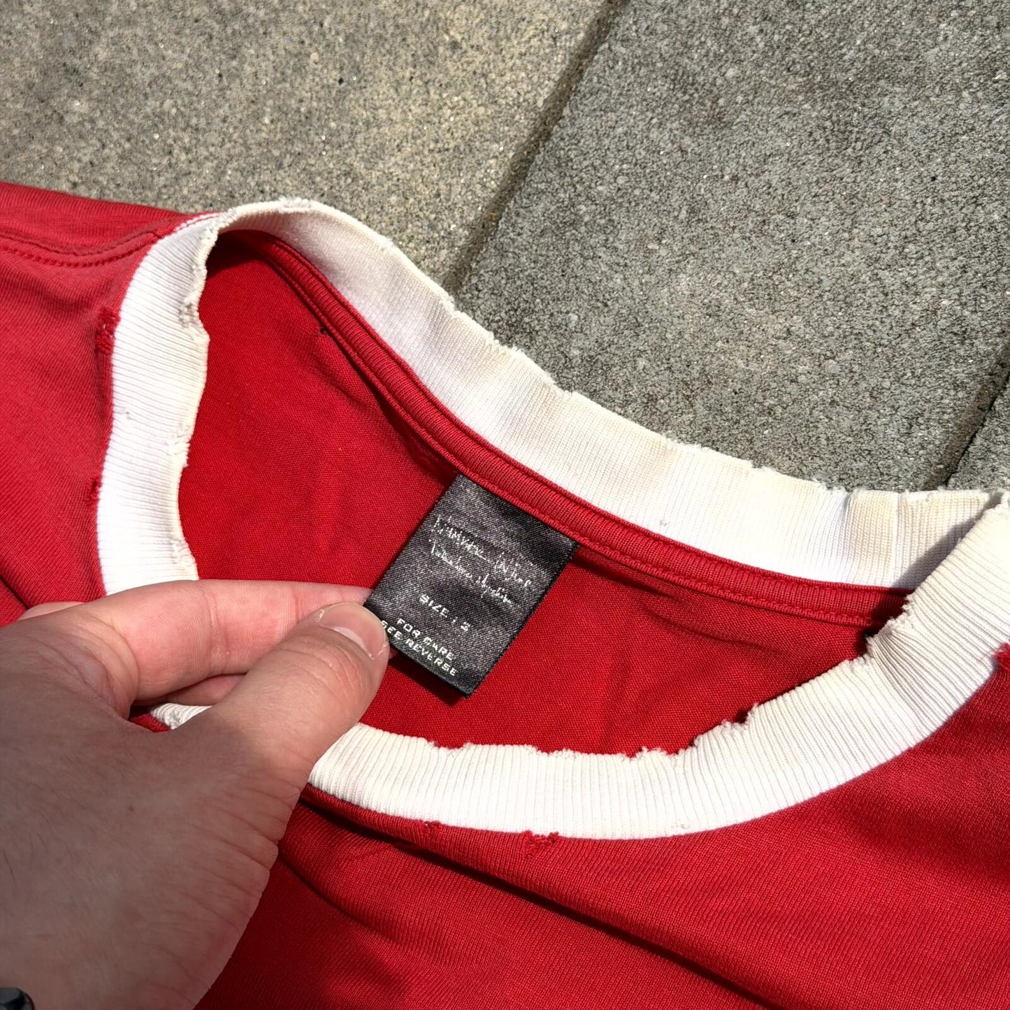 SS05 Number (N)ine Rose Longsleeve