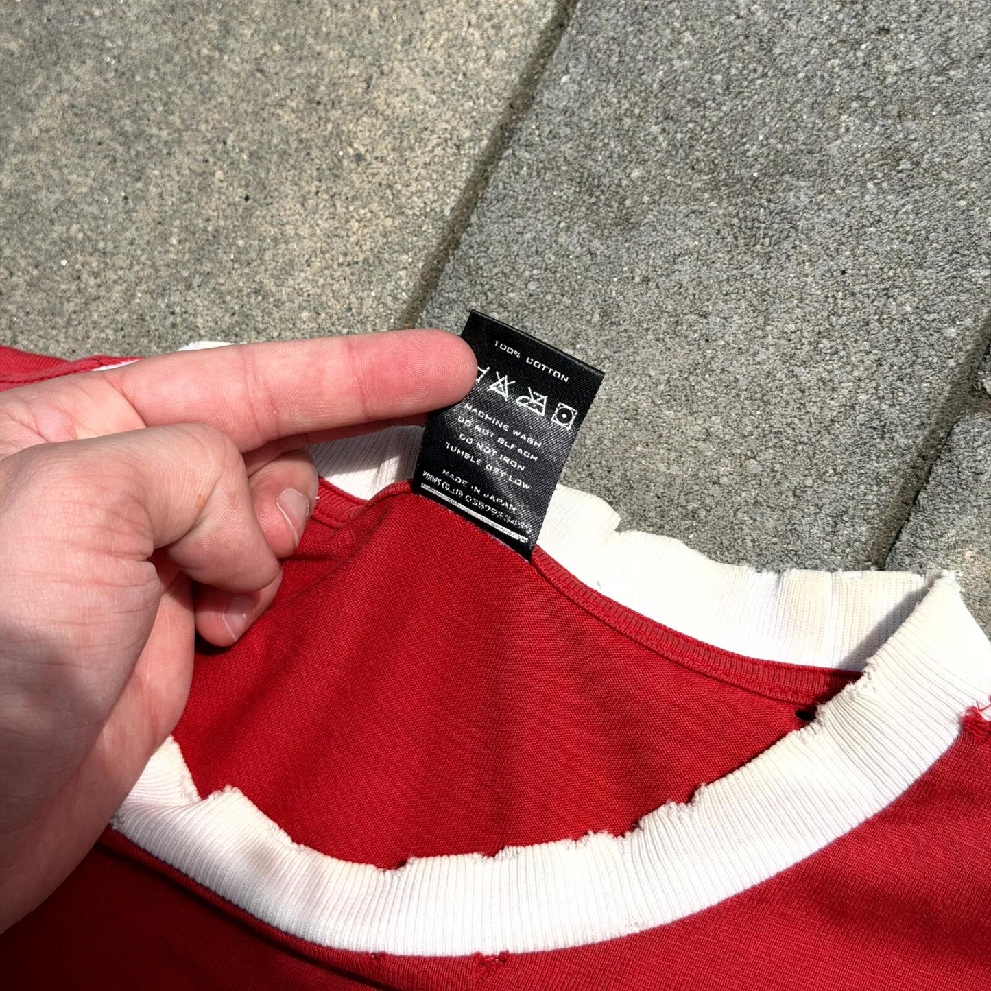 SS05 Number (N)ine Rose Longsleeve