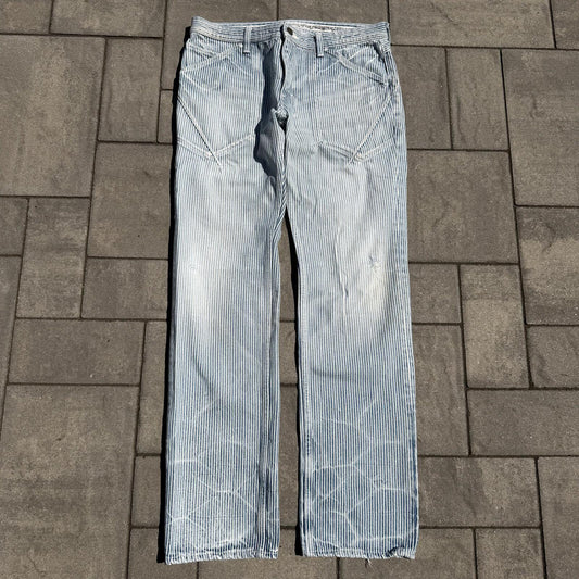 SS08 Number Nine Striped Hickory Denim
