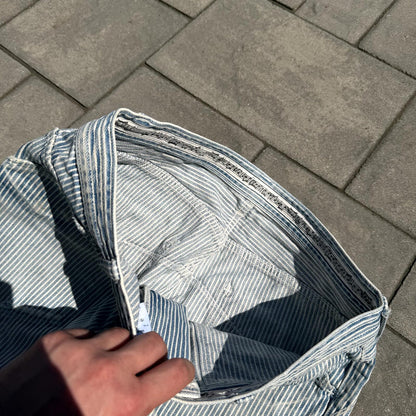 SS08 Number Nine Striped Hickory Denim