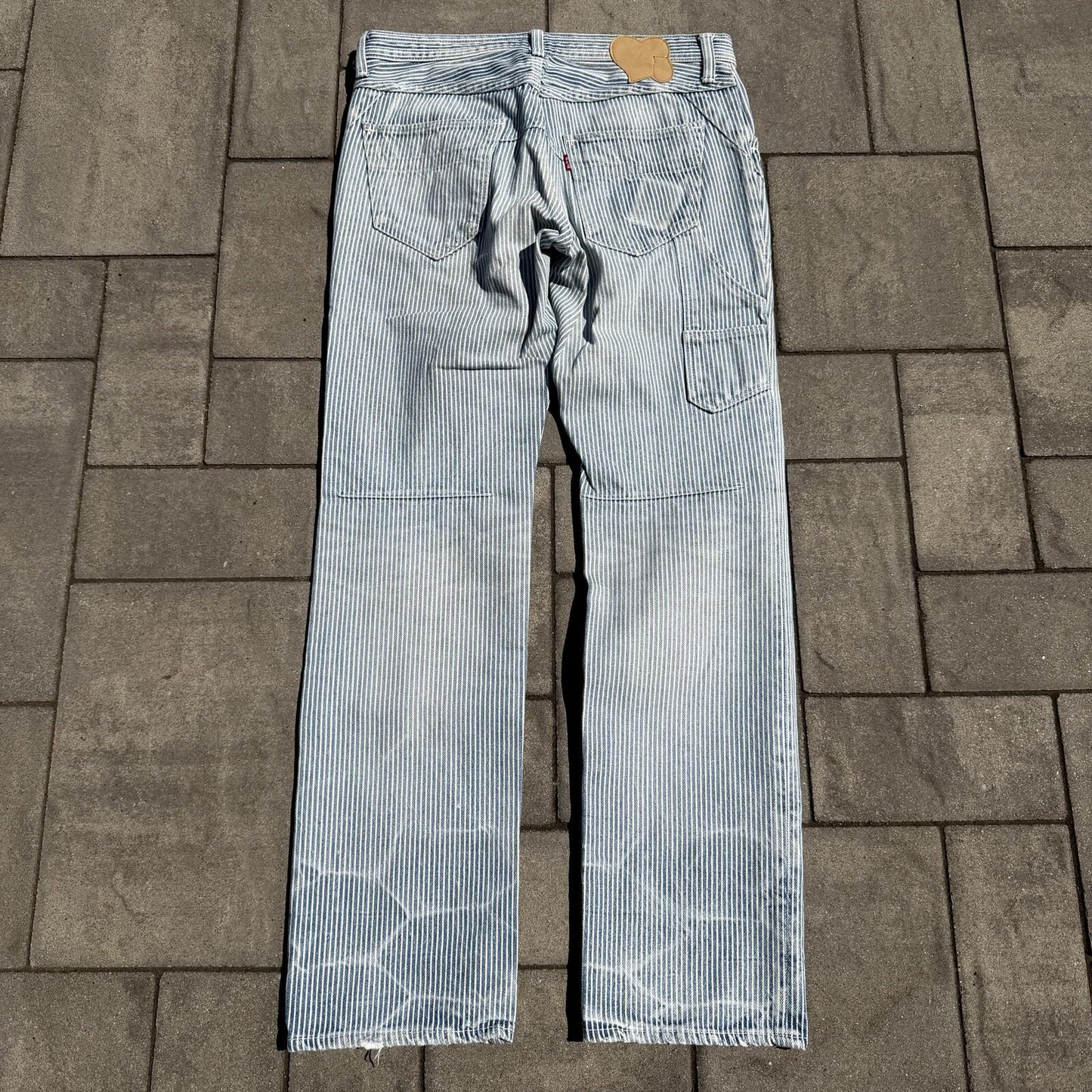SS08 Number Nine Striped Hickory Denim