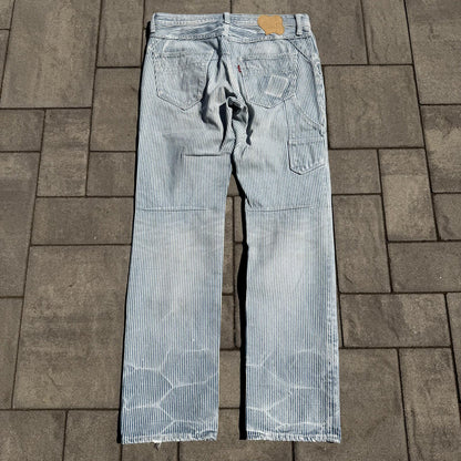 SS08 Number Nine Striped Hickory Denim