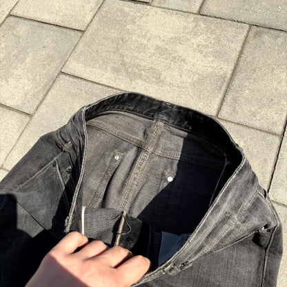 SS18 Rick Owens Hustler Torrance Cut Denim