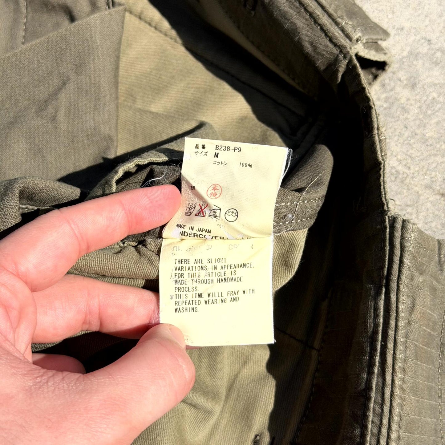 AW03 Undercover Rebuild Cargo Pants