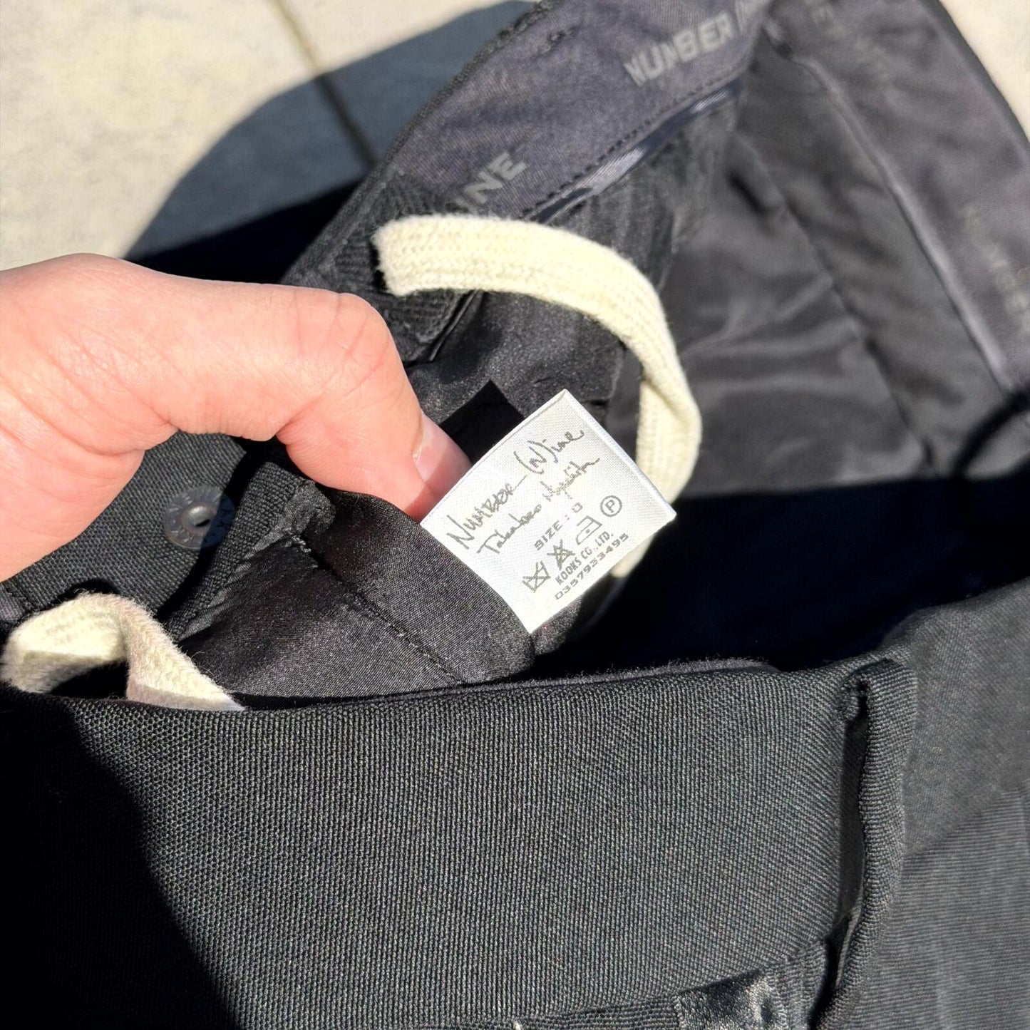 AW05 Number (N)ine Hybrid Cargo Pants