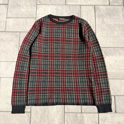 AW02 Undercover Plaid Sweater