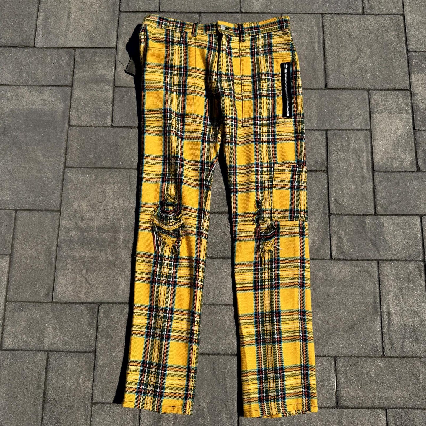 SS05 Undercover Tartan Plaid Pants
