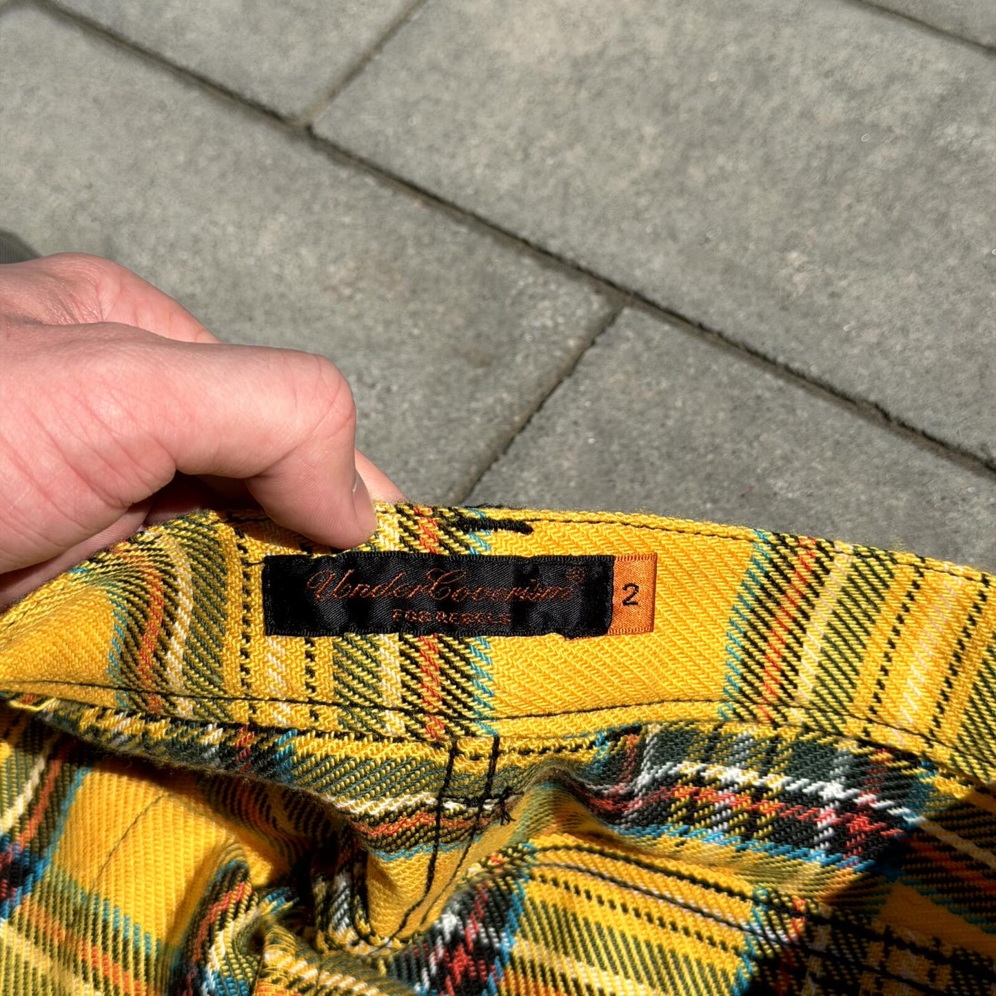 SS05 Undercover Tartan Plaid Pants