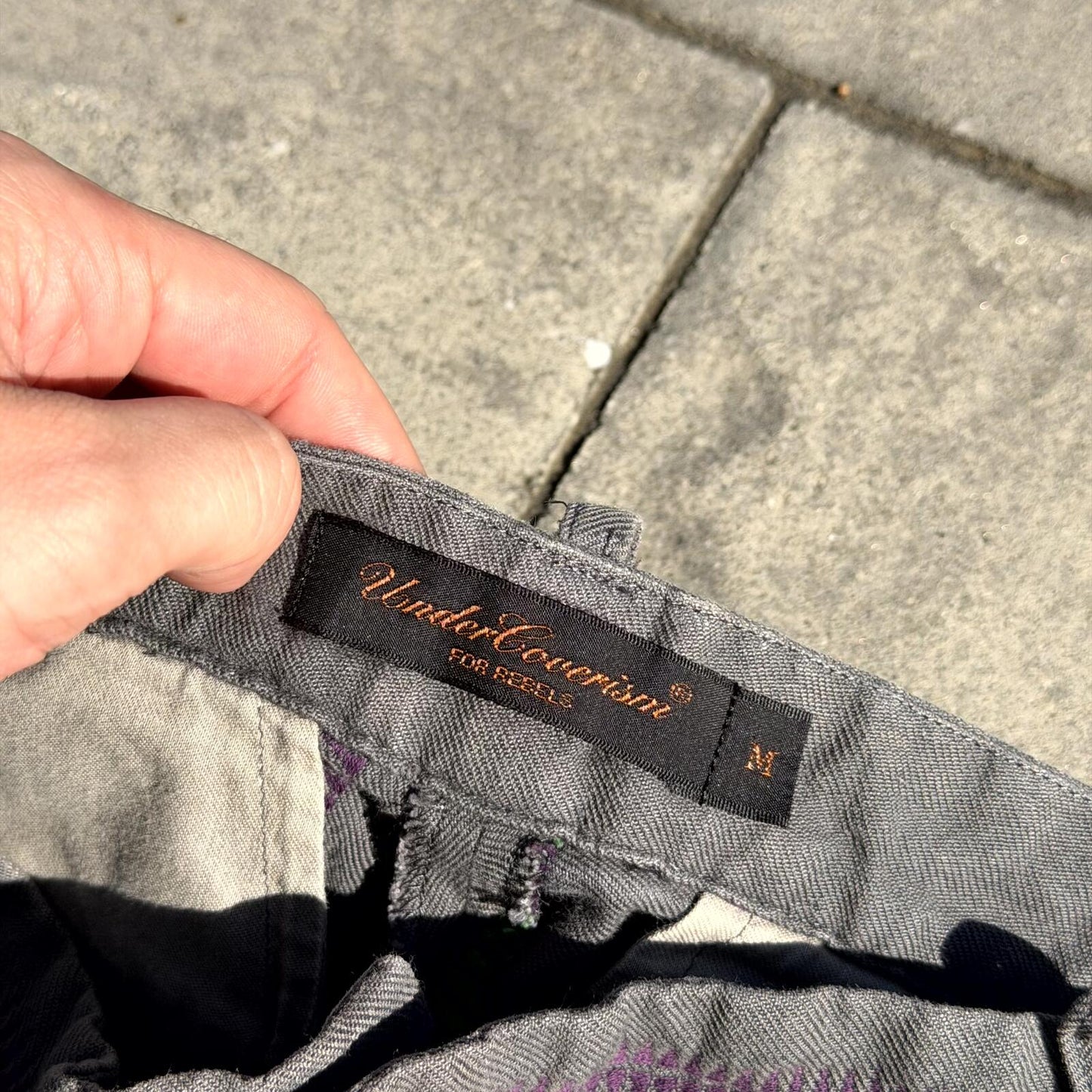 SS03 Undercover Grey Scab Pants