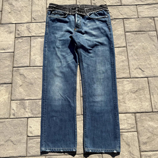 AW06 Dior Homme Cummerbund Denim