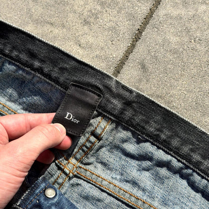 AW06 Dior Homme Cummerbund Denim