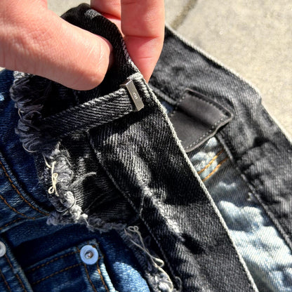 AW06 Dior Homme Cummerbund Denim