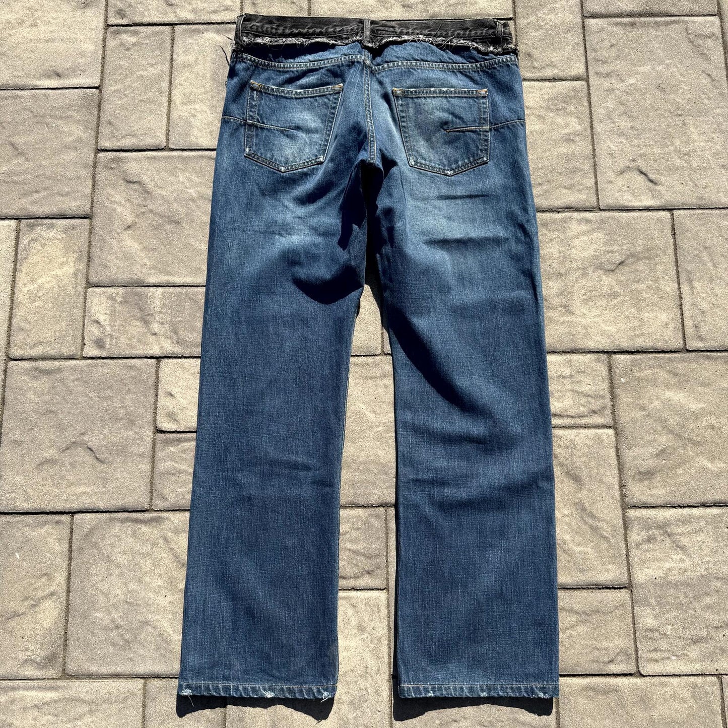 AW06 Dior Homme Cummerbund Denim
