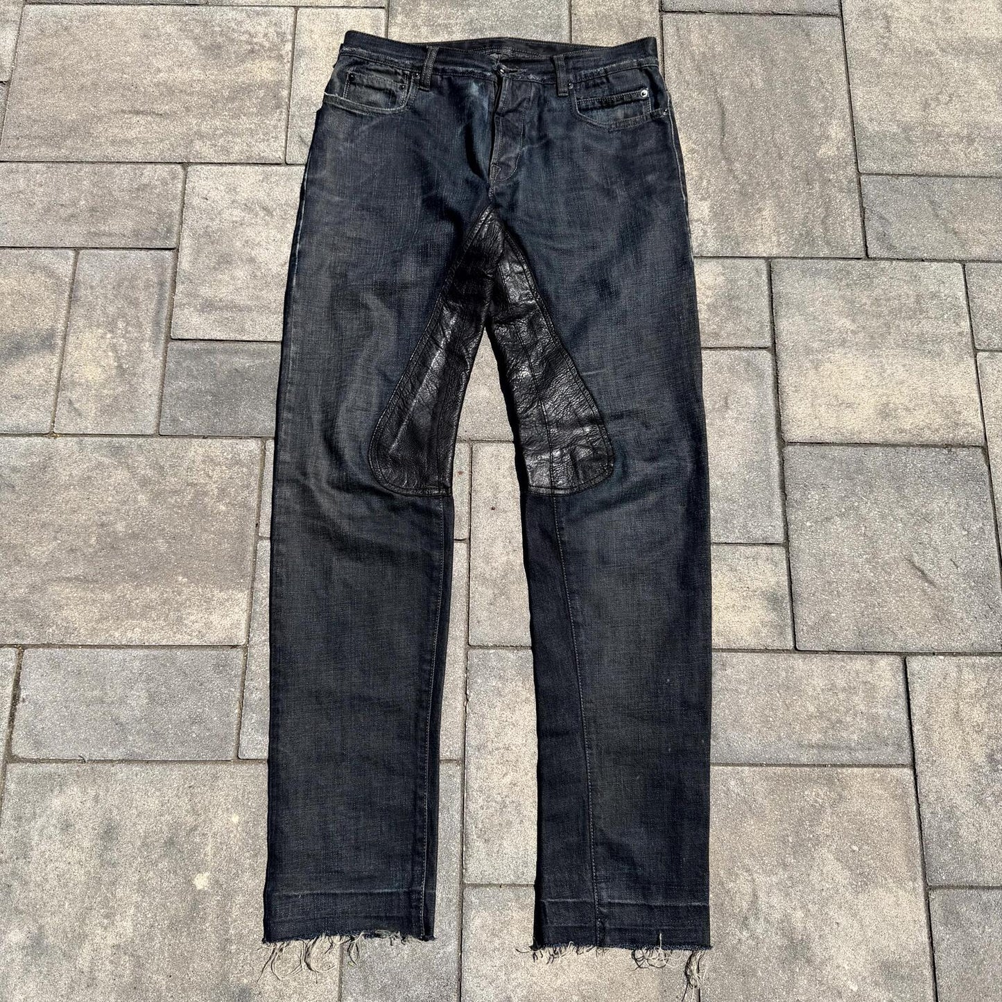 FW07 Rick Owens Biker Denim