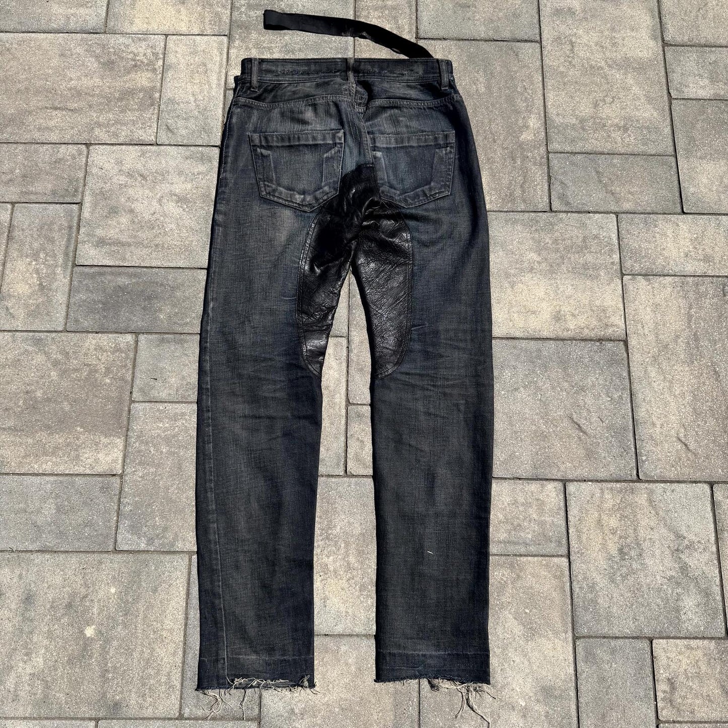 FW07 Rick Owens Biker Denim