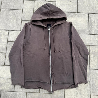 Rick Owens Slab Layered Hoodie