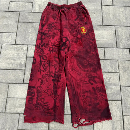 SS23 Balenciaga Red Skater Sweatpants