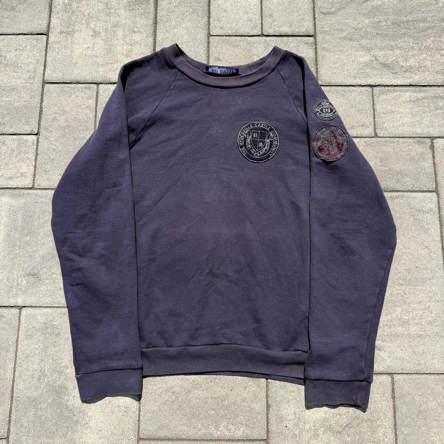 AW00 Raf Simons ‘Confusion’ Colligate Crewneck