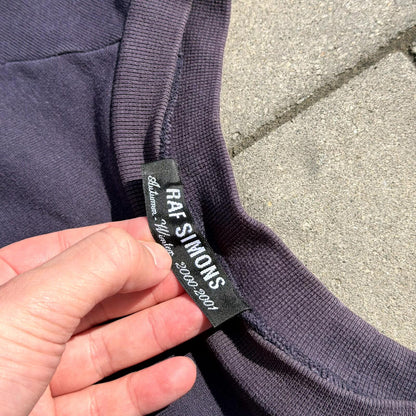 AW00 Raf Simons ‘Confusion’ Colligate Crewneck
