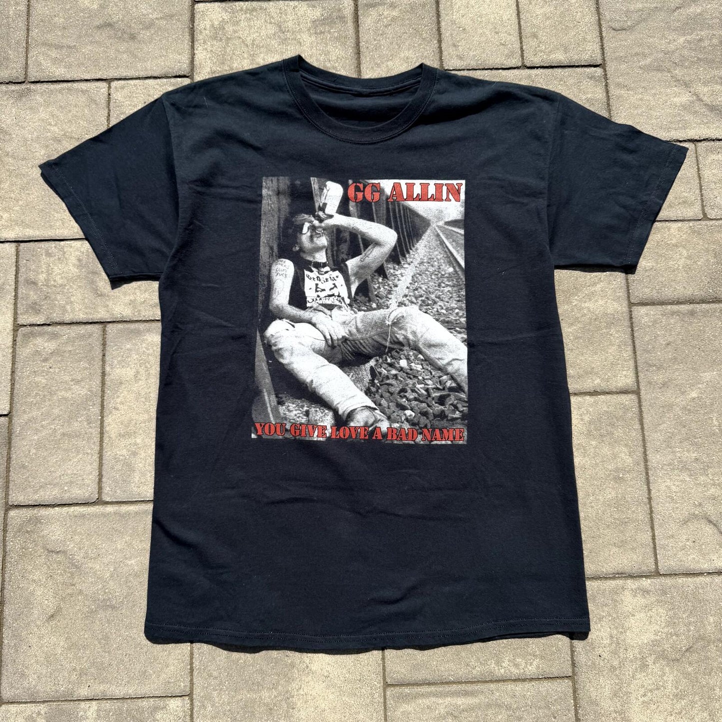 GG Allin ‘You Give Love a Bad Name’ Tee