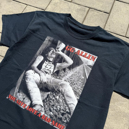 GG Allin ‘You Give Love a Bad Name’ Tee