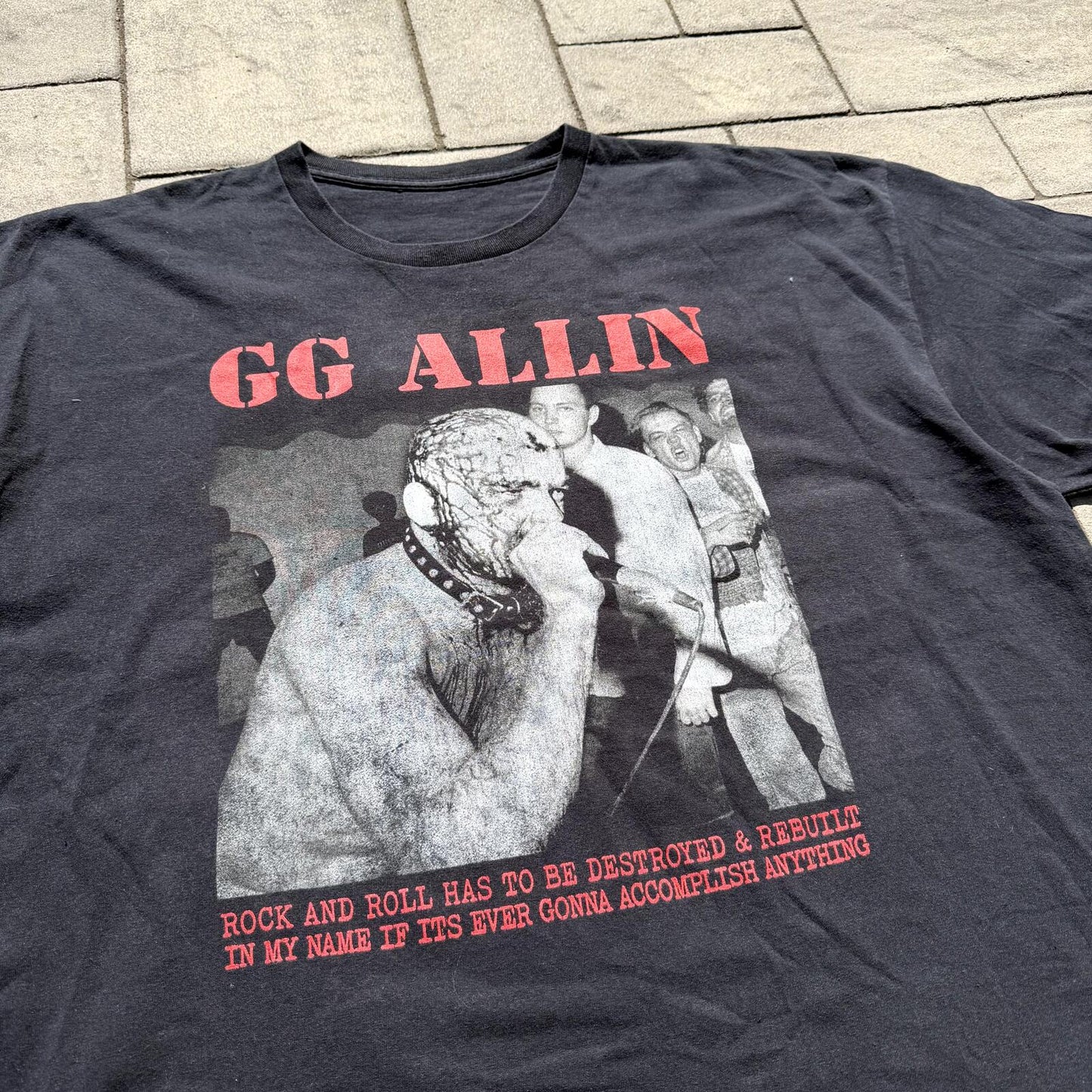 GG Allin Rock & Roll Tee