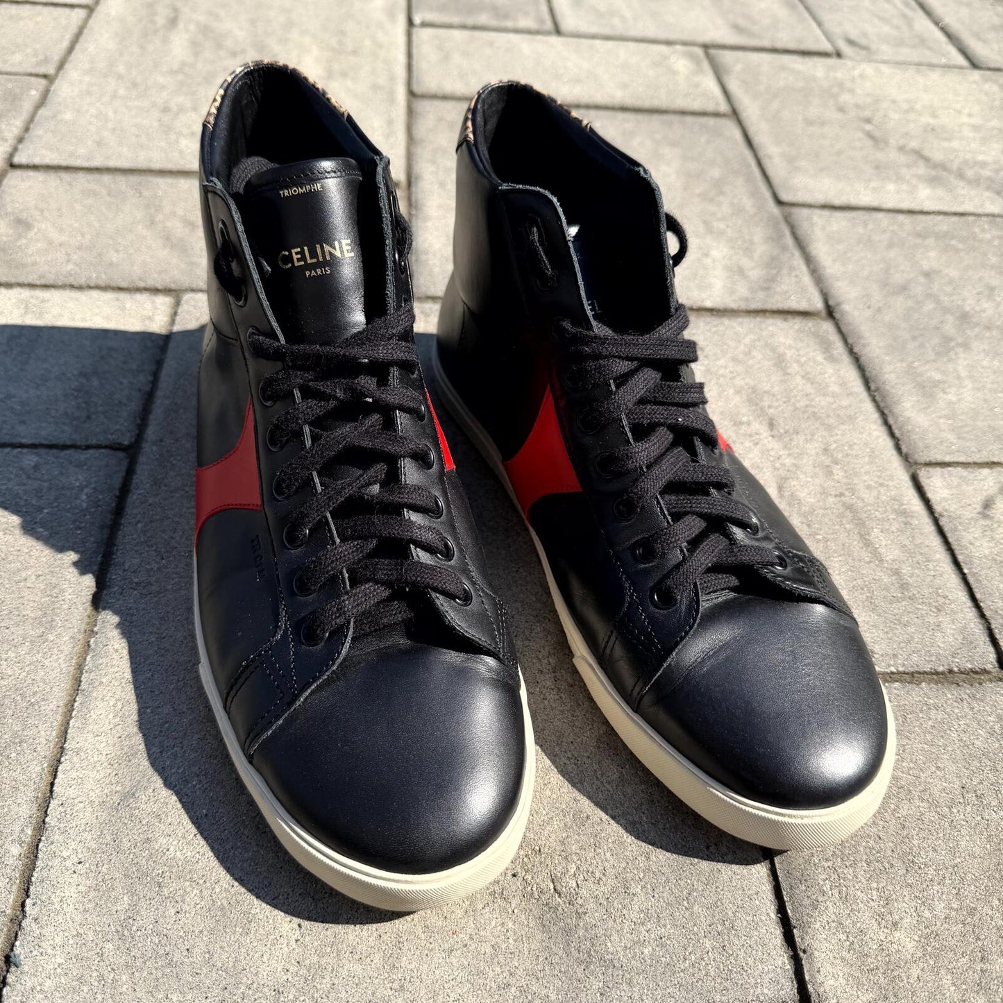 Celine TR01M Leopard Sneakers